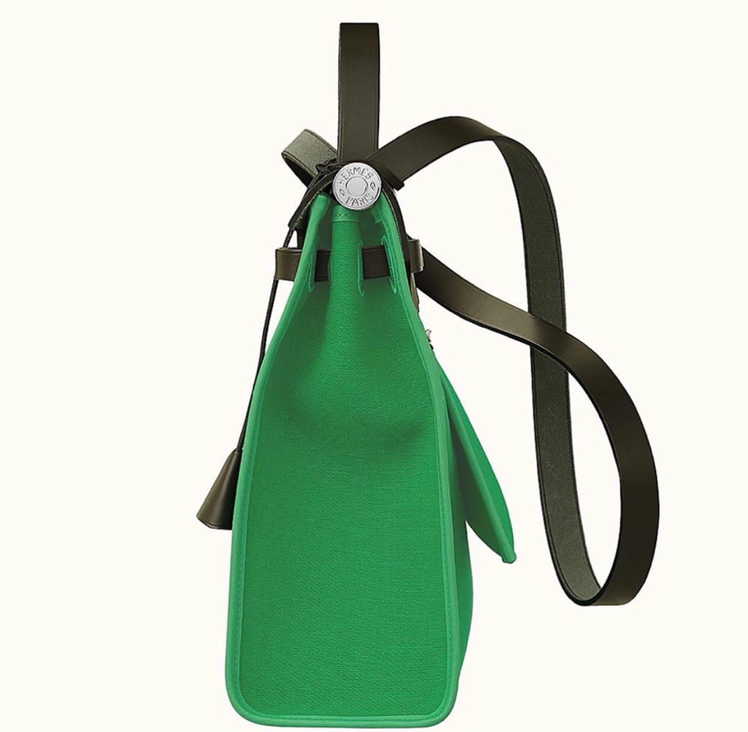 에르메스 에르백31 르투르네 그린 블랙 은장